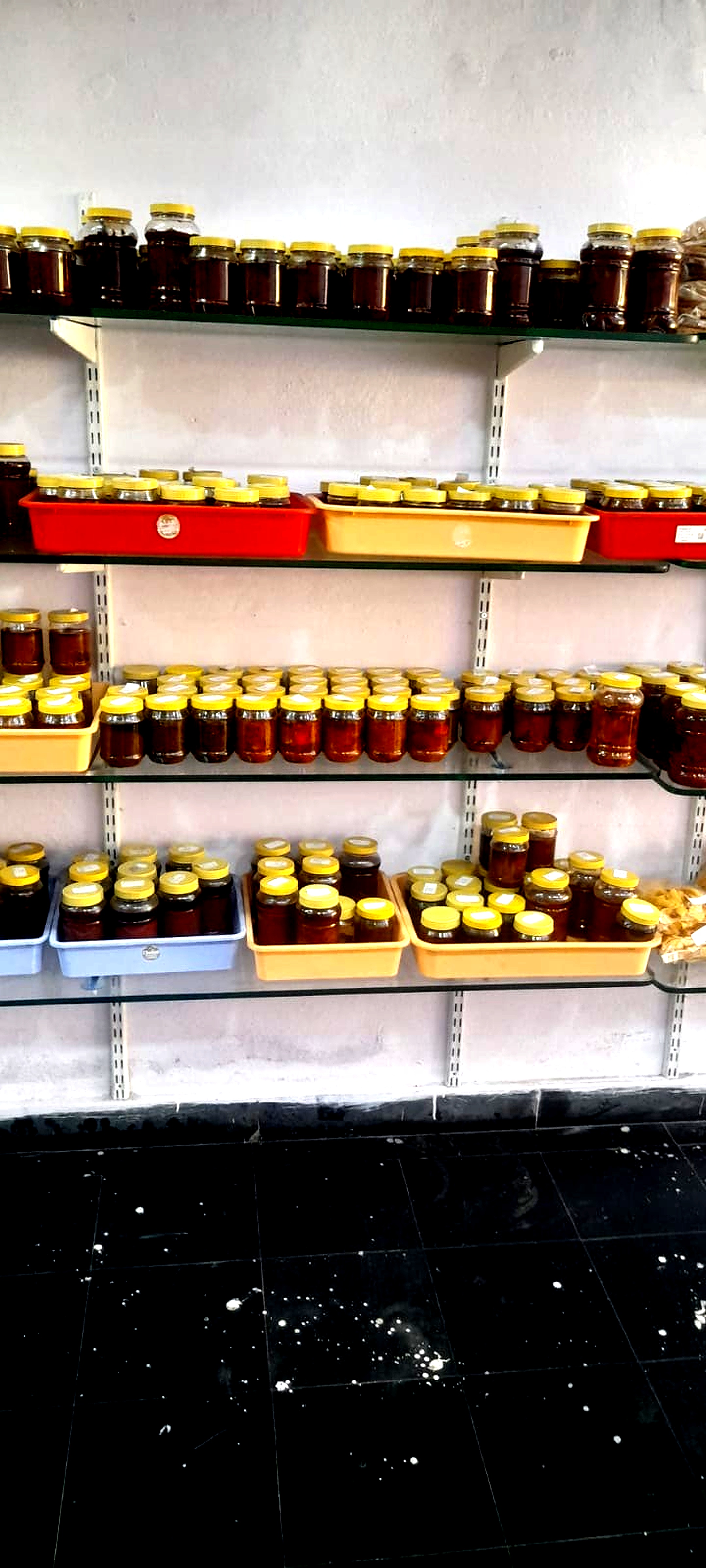 Jar shelves
